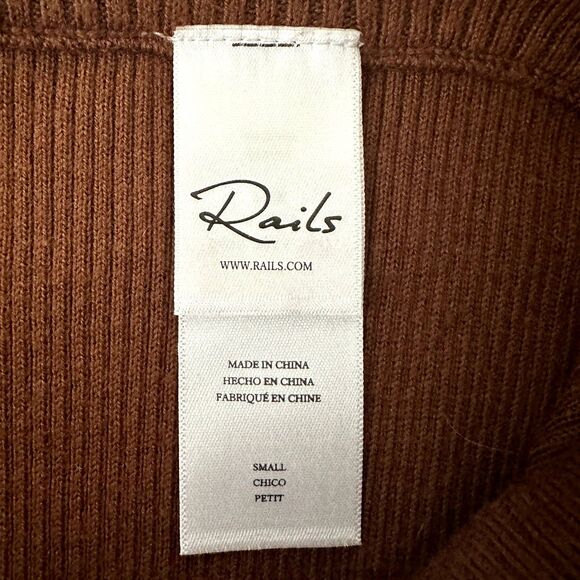 NEW Rails Jules Ribbed Pants in Fox Brown - Picture 9 of 9